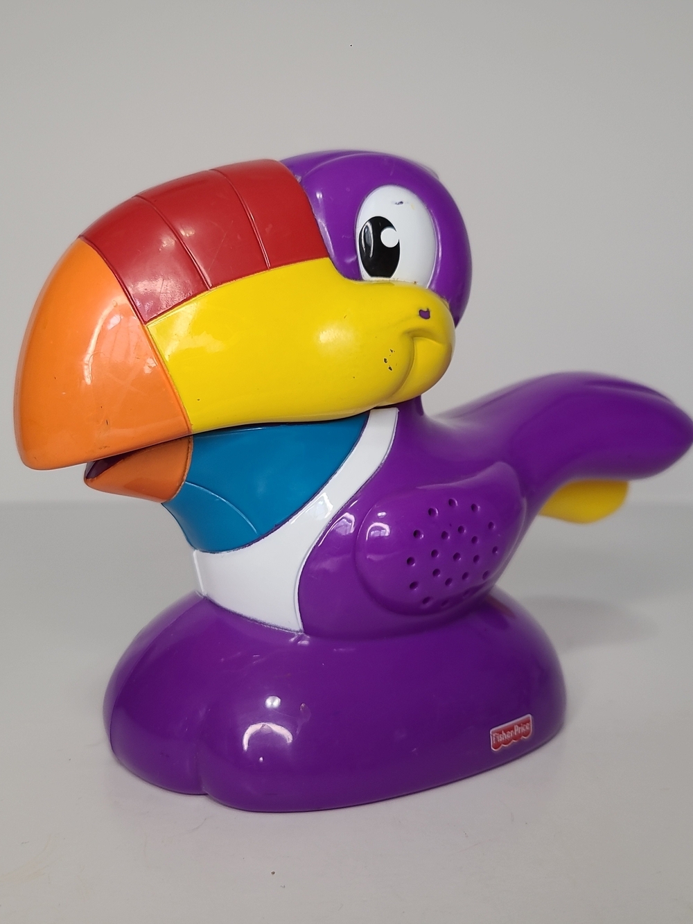 Fisher Price Wild Lights Toucan Flashlight Vintage Kids Toy Tested Works